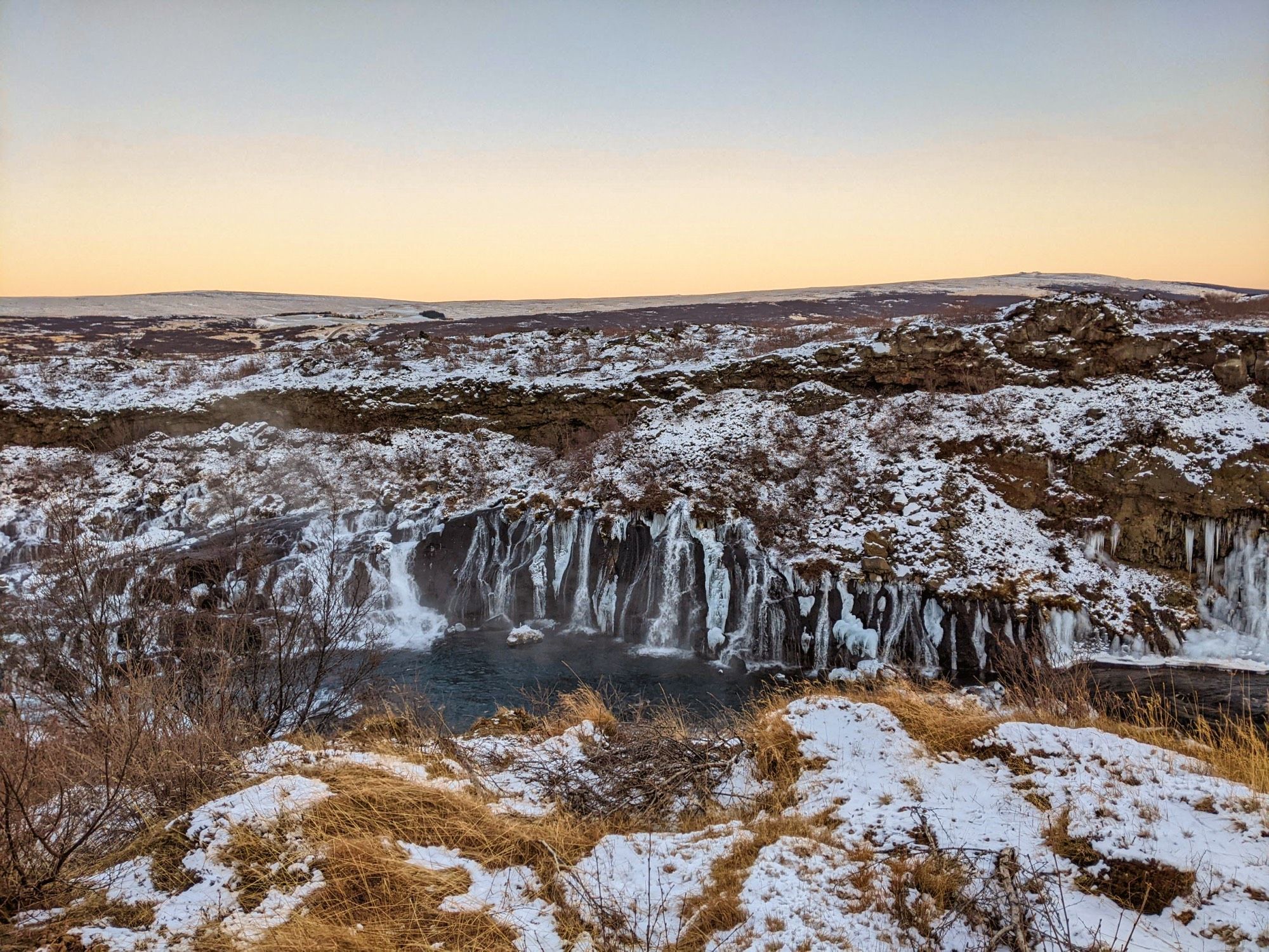 Iceland – Day 9: Icelandic Horses, volcano crater, Barnafossar, and Hraunfossar